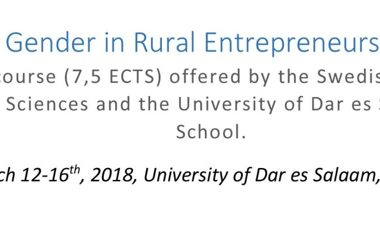 Gender in Rural Entrepreneurship Advertisement 1