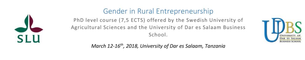 Gender in Rural Entrepreneurship Advertisement 1